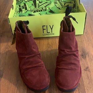 FLY London Yebi Suede Wedge